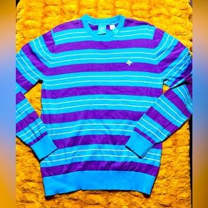 nwot LRG striped sweater, men’s size medium